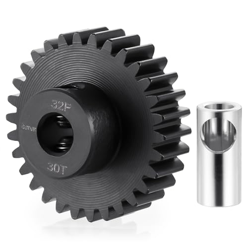 Steel 32P 5mm Pinion Gear 30T Motor Gears for 1/10 1/8 RC Car Parts - size: 30T