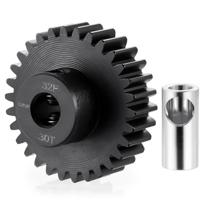 Steel 32P 5mm Pinion Gear 30T Motor Gears for 1/10 1/8 RC Car Parts - size: 30T