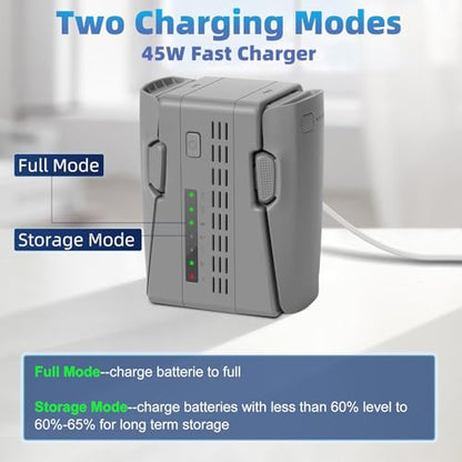 Battery Charger for DJI Neo 2 Drone Battery Charging Hub Dual Channel Vertical Charger Pack Station Base (Grey,1pcs)