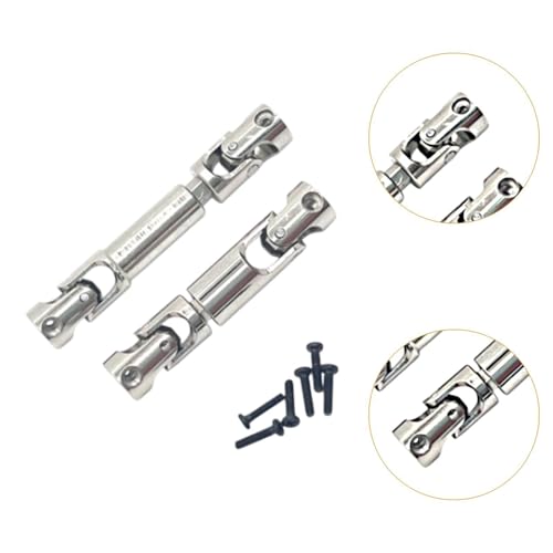 2Pcs RC Car Drive Shaft RC Universal Driveshaft Center Drive Shafts for Fcx24M 1/24 RC