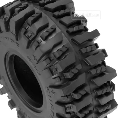 1.9 Inch RC Crawler Tires Skins Soft Rubber Off-Road Tyres for 1/10 TRX4 TRX6 SCX10 90046 AX103007 D90 Gen7 MST VS4-10,RCHuiWow High Grip Mud Terrain Tyres,StyleB - style: StyleB(4pcs)