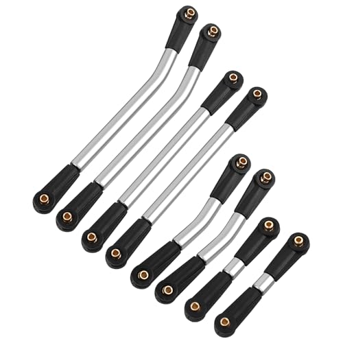 High Clearance 4 Links Set Stainless Steel Linkage kit for Axial SCX24 1/24 RC Crawler 90081 B17 Upgrade Parts (Deadbolt)