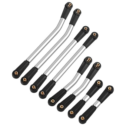 High Clearance 4 Links Set Stainless Steel Linkage kit for Axial SCX24 1/24 RC Crawler 90081 B17 Upgrade Parts (Deadbolt)