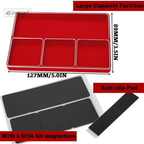 RC Tool Kit 1.5/2.0/2.5/3.0mm Hex,4.0/5.5/7.0/8.0mm Nut Driver,17mm Wheel Hex,Shock Plier,Bearing Tool,Screwdriver Set for 1/10 Trx4 Slash 4X4 BL-2S SCX10 III,SENTON L0S1 1/8,1/6 Trx6,Red - color: Red(1set)