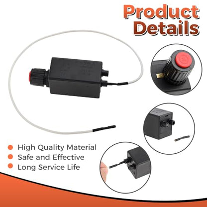 Spark Generator Electronic Push Button Pluse Igniter with Wire 20inch(50cm) | Replacement for Uniflame Patio Heaters, Gas Firepits, Outdoor Fire Pit Gas Burner Grill Igniter AA Battery
