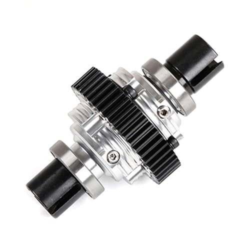 CNC Metal Complete Differential Diff.Gear Set (Silver) | for 1/5 Hpi Rofun Baha King Motor Rovan Baja 5B 5T 5Sc Truck Rc Car Parts - color: Silver