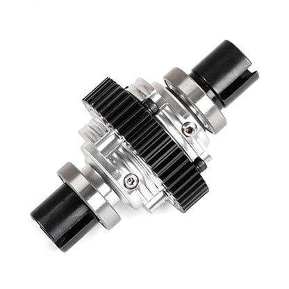 CNC Metal Complete Differential Diff.Gear Set (Silver) | for 1/5 Hpi Rofun Baha King Motor Rovan Baja 5B 5T 5Sc Truck Rc Car Parts - color: Silver