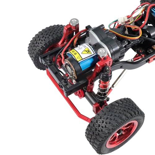 Magnetic Body Post Conversion & Lift Kit Set for 1/12 RC Crawler - Adjustable Height, Strong Magnets for MN128 MN86 G500 Upgrade (46g) (Red) - color: Red