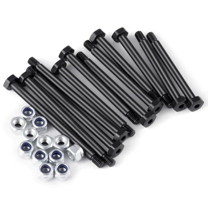 Steel Hinge-pin for Tra-xxas 1/16 Mini Maxx XRT 4WD RTR Brushless | Monster Truck Upgrades Front & Rear Suspension Pins Lock Nut