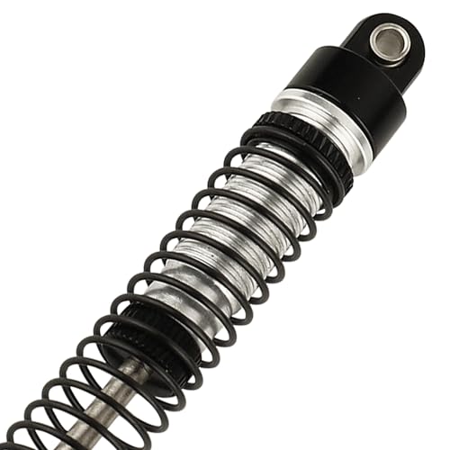 4PCS 65mm Aluminum Shocks Absorbers Oil Threaded Damper for 1/18 RC Crawler TRX4M TRX-4M Bronco Defender K10 Upgrade Parts (black) - color: 65mm black