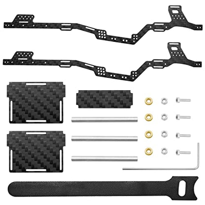 OGRC SCX24 Carbon Fiber Chassis Kit LCG Chassis for Axial SCX24 Gladiator | SCX24 Carbon Fiber LCG Chassis for Axial SCX24 Gladiato 1/24 RC Crawler