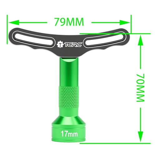 17mm Wheel Hex Nut Socket Sleeve Wrench RC Spanner Repair Tool for 1/6 1/8 1/10 Scale RC Car Trucks Crawler Buggy