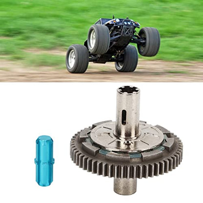 57T RC Clutch Spur Gear Aluminum Steel Slipper Assembly Arrma 1/10 Granit Senton Vorteks Big Rock 1/8 Typhon Upgrade Part (Blue) - color: Blue