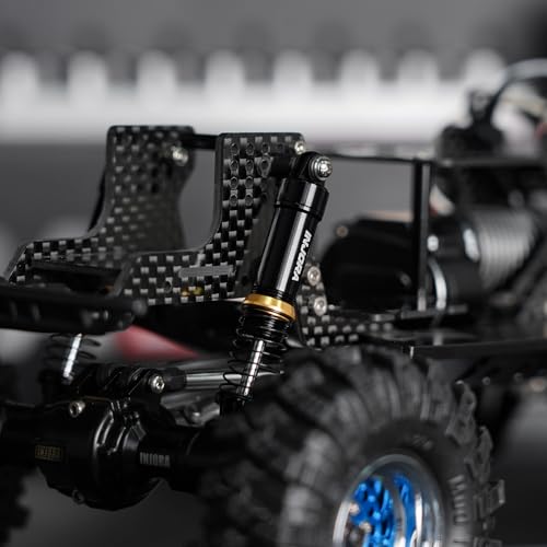 INJORA Black Aluminum LS 59mm Oil Shock for Redcat Ascent-18 HPI Venture18 - color: Black