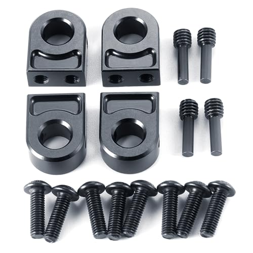 MORLORDY 4Pcs RC Body Post Mounts Shell Holder Mount with Body Post and Clips Set for 1/10 Axial SCX10 PRO AXI03028 RC Car Upgrades Part