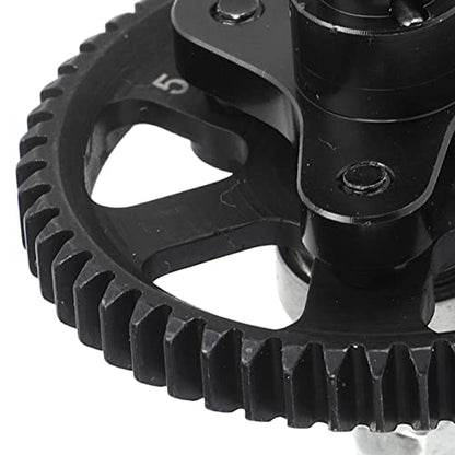 Aluminum Steel Differential Slipper Clutch, Slipper Clutch Assembly, 54T Aluminum Steel Differential Gear Slippers Clutches, for Traxxas Slash, Rustie 4x4 1/10 RC Car (Black) - color: Black
