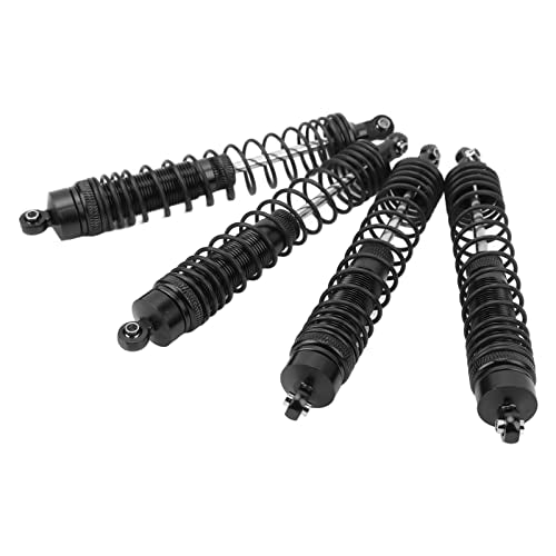RiToEasysports Aluminum Alloy RC Shock Absorber Set for LOSI 1/8 LMT Axle RC Cars, 5.3 Inch Length, 4 Pieces