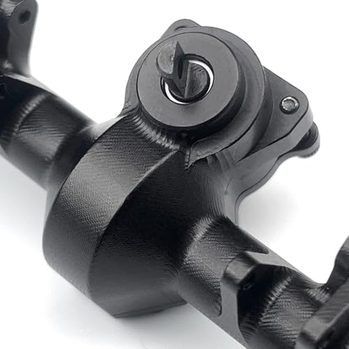 Aluminum Middle Axles +4mm Extended for Axial SCX24 Deadbolt JLU C10 Gladiator 1/24th RC Crawler Car Upgrades Parts - color: Middle Axle