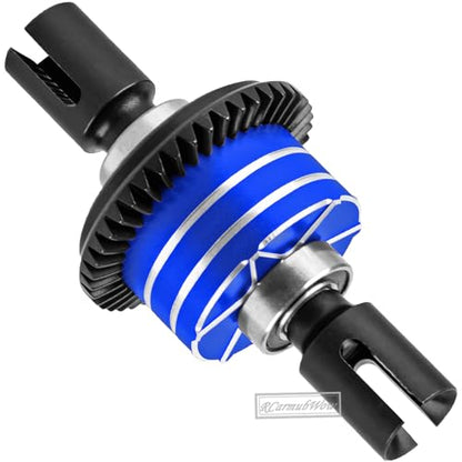 RC F/R Diff 43t &10t Input Gear Upgrades Part for 1/8 Kraton/Outcast/Talion 6S BLX EXB,Notorious 6S BLX,1/7 Mojave 6S BLX EXB,BigRock/Fireteam 6S BLX,Replace ARA310990 ARA310979,Navy Blue - color: Navy Blue(1set)