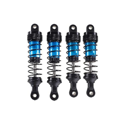 4PCs Upgraded Shock Absorbers Front ＆ Rear Hydraulic Shock Absorbers for MJX Hyper Go SCY Wltoys H16BM H14BM 14301 14302 14303 1/12 1/14 1/16 RC Car Upgrade Parts (77mm 80mm Blue) - color: 77mm 80mm Blue