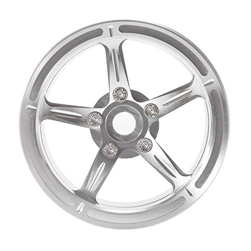 Aluminum Alloy 2.2" Beadlock Wheels/Rims for 1/10th Scale RC Crawler Car Axial Wraith-Pack of 4 (Silver)