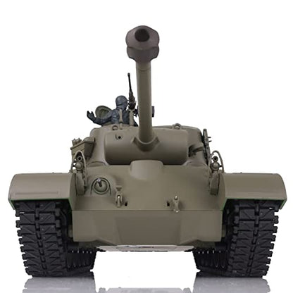TOUCAN RC HOBBY US in Stock 2.4Ghz Henglong 1/16 Scale 7.0 Plastic Ver M26 Pershing RTR RC Tank Model 3838 BB Airsoft that Shooting BB Bullets - color: Standard