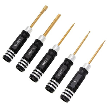MEUS RACING RC Hex Screwdrivers Nut Drivers Phillips Screwdriver Tool Set for Axial 1/30 SCX24 SCX30 1/24 1/30 RC Crawler Car