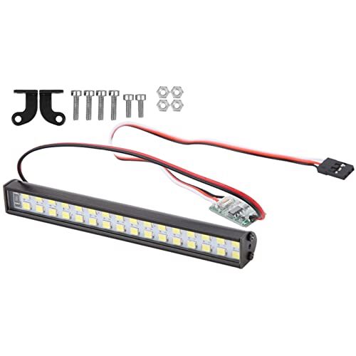 Pilipane 32pcs Lamp Beads RC Car Roof Lamp, RC Crawler Light Bar Roof Lamp Kit and Universal LED Light Bar Accessory Model car Parts, LED Light Bar Kit （ 3.9 x 0.5 x 0.5in）