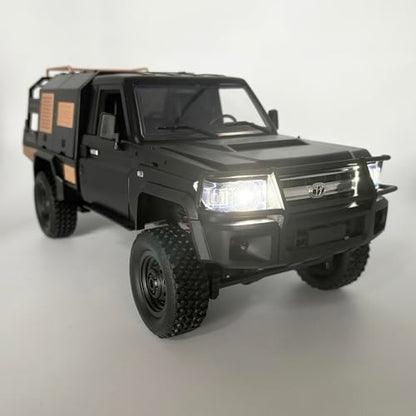 WPLDEWAN MN82S RC Rock Crawler RC Truck 4x4 1/12 Scale Toyota Land Cruiser | Remote Control Crawler Off Road Vehicle All Terrain Full Proportional 280 Motor Upgraded Chassis Adult