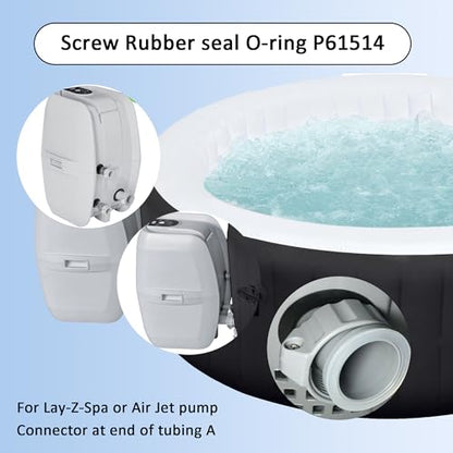 Replaces Coleman Lay-Z-Spa A Coupling Pump Inflation Adapter Screw Rubber Seal O Ring P61514 ，A Seals Gaskets Washers - color: 1A Split nut