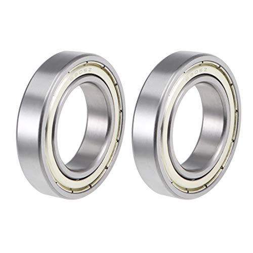 uxcell 6905ZZ Deep Groove Ball Bearings Z2 25mm X 42mm X 9mm Double Shielded Carbon Steel 2pcs - size: 25mmx42mmx9mm