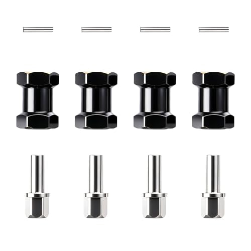 17mm Brass Hex Hub Extension Adapter Upgrade for 1/10 SCX10 D90 | Fit 1/10 Axial SCX10 & D90 crawler vehicles. Widen wheel track for stability. Solid brass durable RC modification parts. - size: 20mm