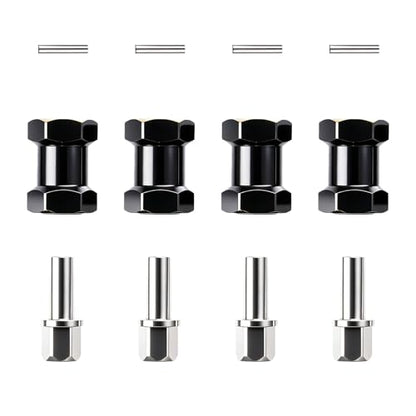 17mm Brass Hex Hub Extension Adapter Upgrade for 1/10 SCX10 D90 | Fit 1/10 Axial SCX10 & D90 crawler vehicles. Widen wheel track for stability. Solid brass durable RC modification parts. - size: 20mm
