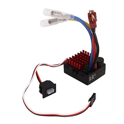 RC Car Brushed ESC 3 Modes 60A Black Red Voltage 6860 RTR Electronic Speed Controller for 1/10 Boat for 1/10 Tanks