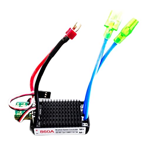 kowaku Waterproof RC ESC 860A 12V-24V Brush ESC for RC Car, T