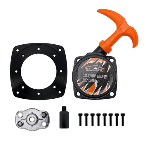 Super Easy Pull Starter for Zenoah Chongyang 23CC 26CC 29CC Rovan 23-30.5CC Engine (Yellow) - color: Orange