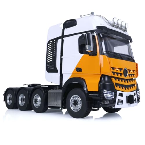 wheelfun 1/14 Metal RTR DIY RC Tractor Trucks 8x8 for Remote Control Cars Upgraded Equipment Rack 3Grade Gear Box Hobby Grade Model