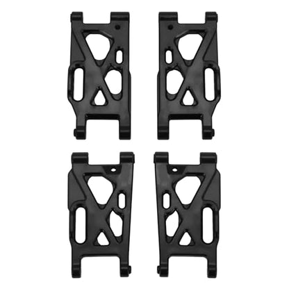 RC Accessory Compatible with Wltoys 144001 144002 144010 124007 124008 124016 124017 124018 4pcs Front and Rear Suspension Arm Set RC Car Spare Parts