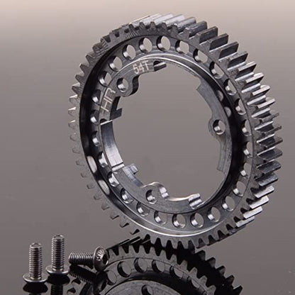 6448 54T 1 Mod Hardened Steel Spur Gear for Traxxas 1/10 E-Revo 2.0 VXL 1/5 X-Maxx Maxx 1/7 XO-1 (54T) - color: 54T