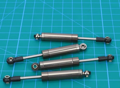 Alloy front rear built in spring shock absorber damper upgrade parts for 1/18 Axial UTB18 Capra trail buggy crawlers,Replace of # AXI213004 AXI213000(Titanium)