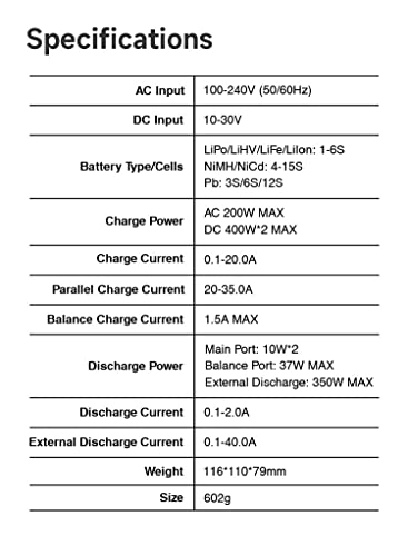 Sky RC D200neo Dual Charger 800w Lipo Battery Balance Charger BD350 Discharger AC/DC Multi-Function Smart Charger
