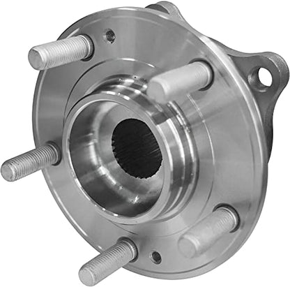 Detroit Axle - 2.4L Front 2pc Wheel Bearing Hub Kit for 15-18 | Hyundai Sonata, Wheel Bearing & Hub Passenger Side CV Axle 2015-2018 [Vin Code F, Automatic Transmission] Replacement - size: 2WX4200131/Pair