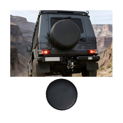 Car Spare Tire Cover, 16 Inch Leather Waterproof Dust-Proof Vehicle Spare Wheel Protector, Automotive Tough Tire Protection Cover, Universal for SUV Automobile Truck - size: 16"