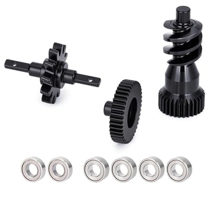 RC Car Repair Kit for SCX30 for Bronco for Wrangler for JLU for K10 1/30 RC Crawler Car #45 Carbon Steel Gearbox Transmission Gear Set Upgrade Parts