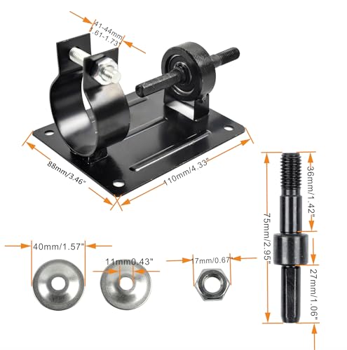 CHANCS Electric Drill Grinding Wheel Polisher Bracket Sharpener Converter Kit for Rotary Power Tools - color: White Cloth Wheel+bracket