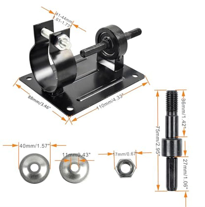 CHANCS Electric Drill Grinding Wheel Polisher Bracket Sharpener Converter Kit for Rotary Power Tools - color: White Cloth Wheel+bracket
