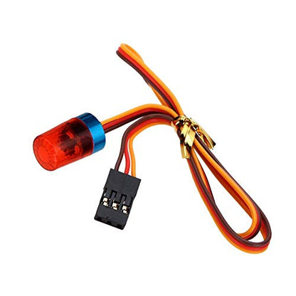 Ultra Bright LED Police Rotating Flashing Light for RC Model Police Firefighting Ambulance Car Lighting (2Pack Red) - color: 2 Pack, Red 13x18mm