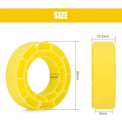 INJORA Silicone Rubber Tire Inserts for 0.7" 39-41mm SCX30 Tires