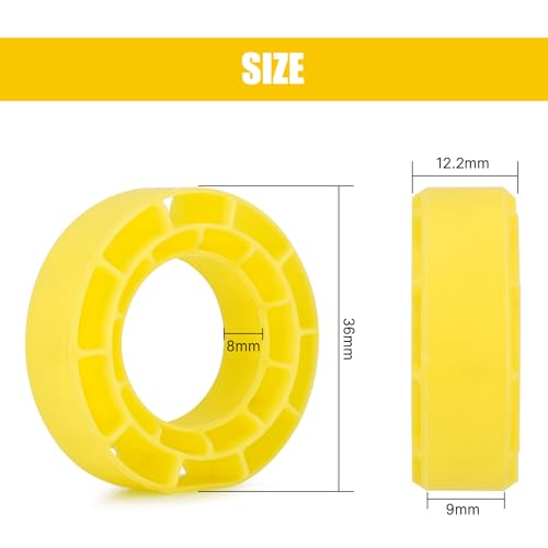INJORA Silicone Rubber Tire Inserts for 0.7" 39-41mm SCX30 Tires