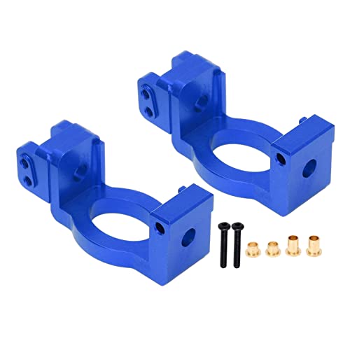 Metal C Hub Carrier Caster Blocks C Shaped Wheel Seat Base Set High Performance RC Car Upgrade Parts for 1/6 Shredder Model Durable Aluminum Alloy Construction (Dark Blue) - color: Dark Blue